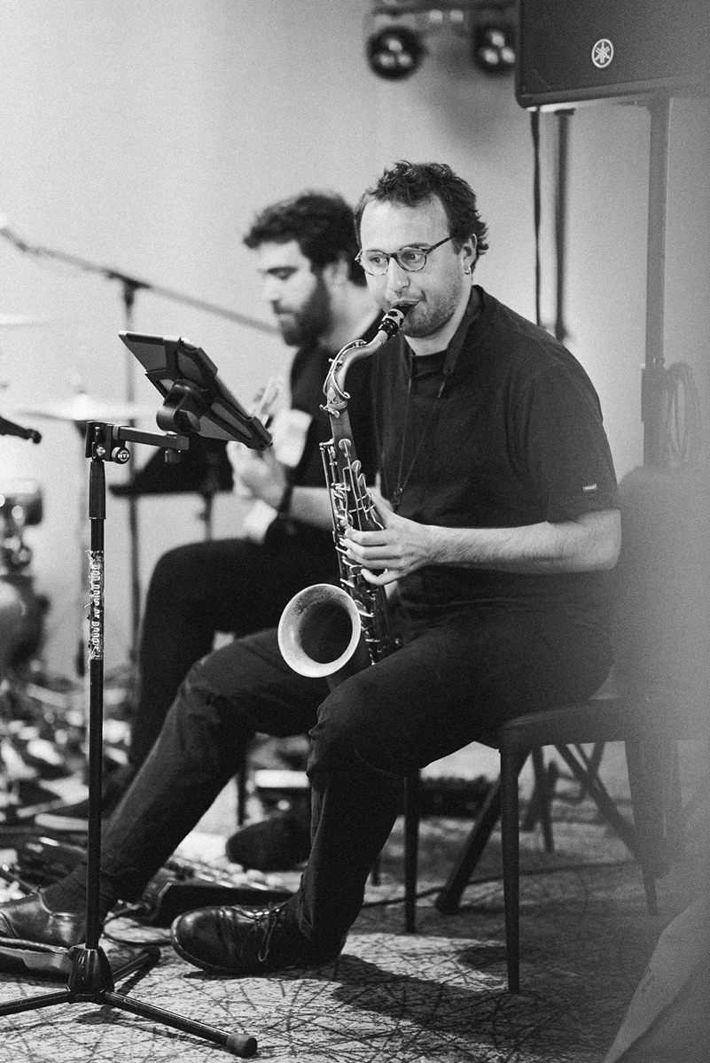 Saxofonist til elegant bryllupsfest